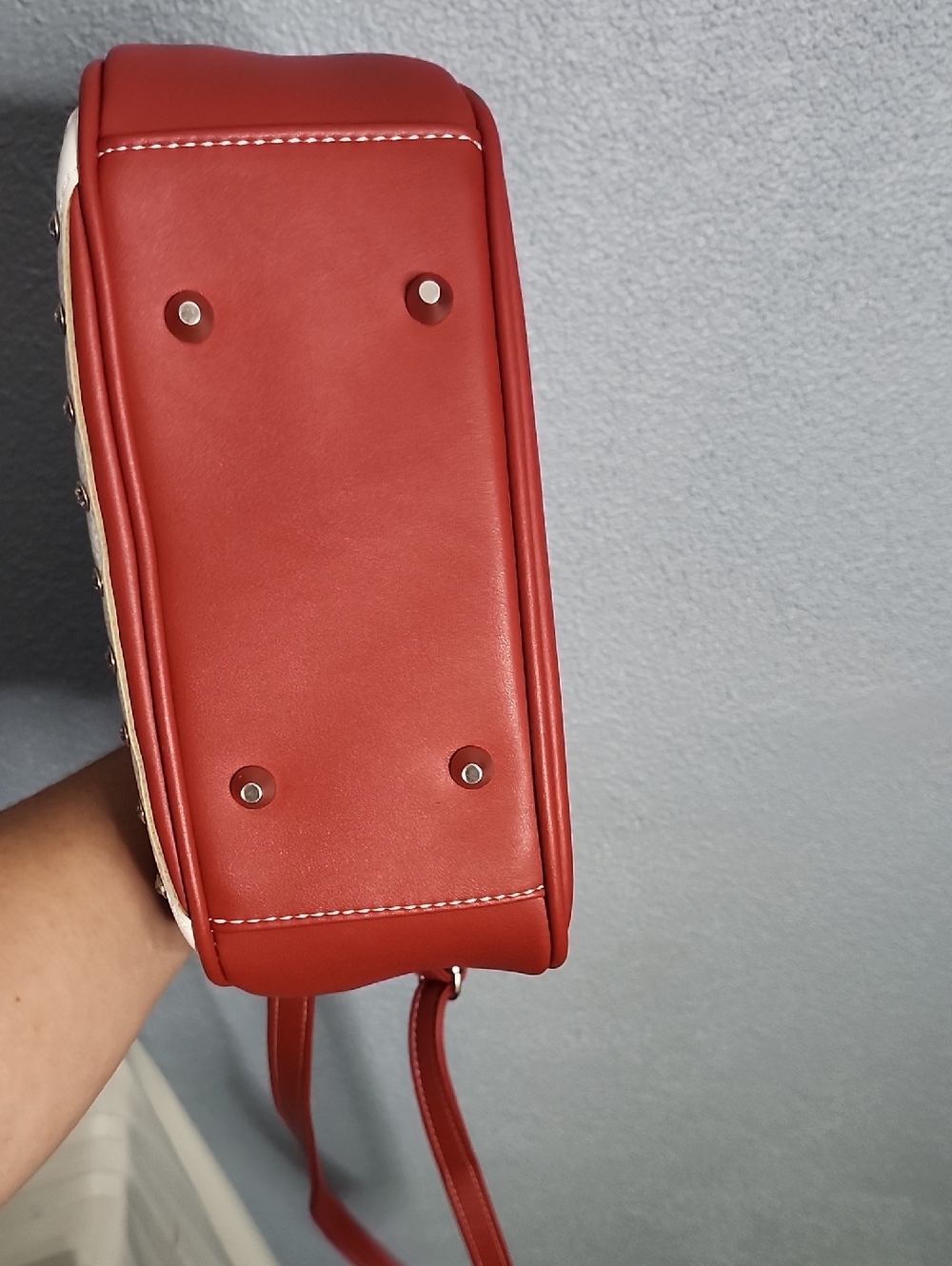 Women’s Red Flag Crossbody Bag - Picture 10 of 10